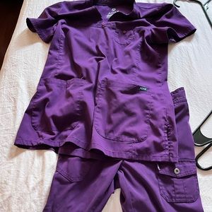 Adar purple scrubs